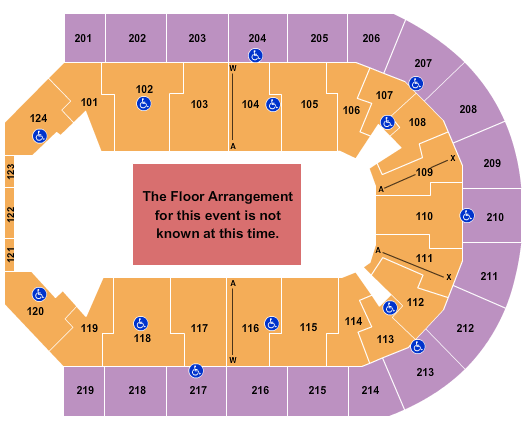 Denny Sanford Premier Center PBR Seating Chart